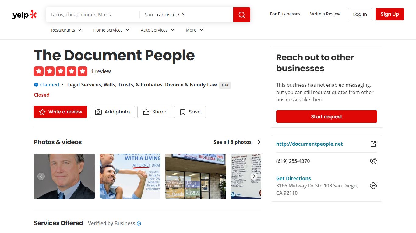 THE DOCUMENT PEOPLE - Legal Services - Yelp
